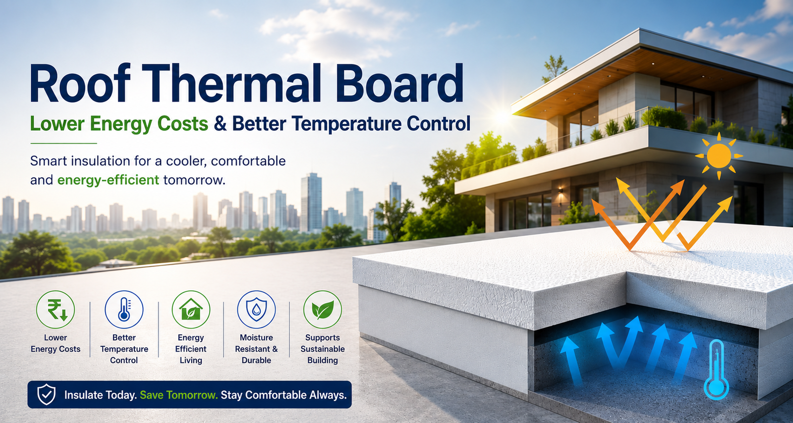 Roof Thermal Board Benefits: Lower Energy Costs and Better Temperature Control